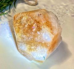 レインボー✨　シトリン　黄水晶　ポイント　原石