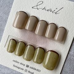 【現品】フレンチネイルチップ