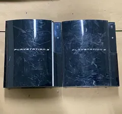 初期型PlayStation 3 CECHB00 ／CECHH00  2台本体 ブラック