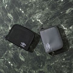 umbro[アンブロ] メンズ ナイロン ウォレット ラウンドジップ 二つ折り 財布