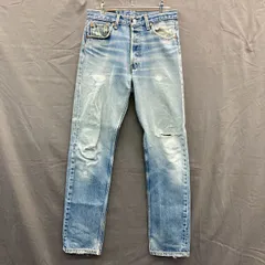 90年代　Levi's501XX　リーバイス　デニムパンツ　アメリカ製　ボタン裏524　W31 L36　ライトブルー系