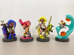 amiibo　スプラトゥーン　４点　インクリング　タコガール　オクトリング　コジャケ