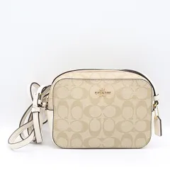 コーチ シグネチャー アイボリー ハンド/ショルダーバッグ 2WAY ブランド ファッション KMR 2000000 NSK