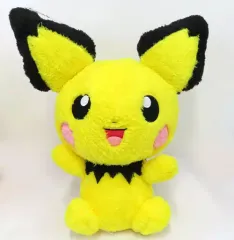 【中古】ぬいぐるみ ピチュー ほっこりいやされ めちゃでかぬいぐるみ～ピチュー～ 「ポケットモンスター」