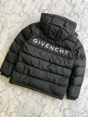 22AW ジバンシー GIVENCHY アウター ダウンジャケット ジュニア バック ロゴ 刺繍 ブラック H26107 09B PAWNSHOPRiZ  パウンショップリズのサムネイル