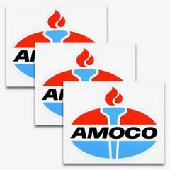 ステッカー 3枚セット AMOCO #60 アモコ アメリカン雑貨