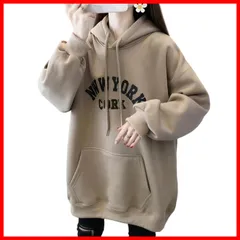 パーカー 秋冬 ゆったり 長袖 レディース 裏起毛 プルオーバー おしゃれ 大きいサイズ