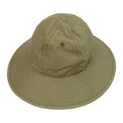 Nigel Cabourn ナイジェルケーボン 帽子 8046-00-66003 1940s US ARMY HAT LIGHT MOLESKIN ライトモールスキン ミリタリー ハット カーキ系 M【中古】