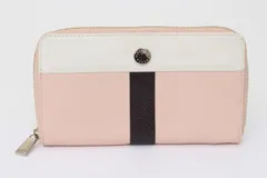 フルラ 長財布 ラウンドファスナー 小銭入れあり ブランド ロングウォレット レディース ピンク Furla 【中古】