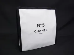 ■極美品■ CHANEL シャネル キャンバス マルチポーチ マルチケース 小物入れ  ホワイト系×ブラック系 DK5136
