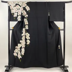 平和屋本店□極上 東京友禅 菅有鬼一 訪問着 手描き 白鷺 紺青色