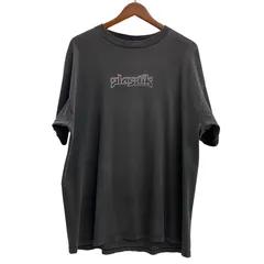 ヴィンテージ vintage 90's プラスティック PLASTIK クレイジーカット TULTEX アニメ Tシャツ ブラック XLサイズ 201MT-4594 VB