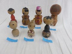 送料込み　こけし　混合7点セット　民芸品　中古品
