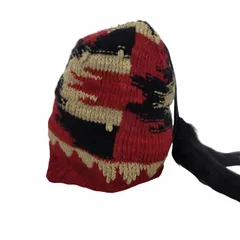 ラルフローレン RALPH LAUREN カシミヤ混ノルディック柄ツインボンボンニット帽 メンズ 表記無 のサムネイル