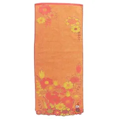 【メール便】ムーミン フェイスタオル ジャガードロングタオル クラシカルレッド 北欧 丸眞 新生活雑貨 キャラクター グッズ 