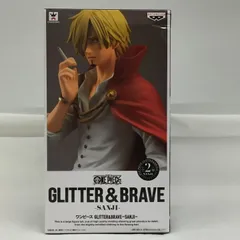 One Piece Glitters & Brave SANJI Banpresto Figure Red mantle