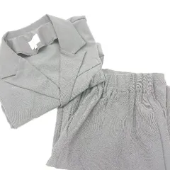 ◇ ⊂ emi+ エミプラス ショート丈ブラウス カジュアルパンツ サイズM グレー レディース E  【1502180063718】