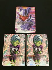 【広店】ドラゴンボールフュージョンワールド　ジャネンバ　チライBR　SR　パラレル　3枚セット【058-4756】