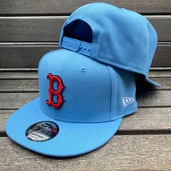USA仕様 9FIFTY ニューエラ MLB ボストン レッドソックス Redsox スナップバックキャップ Essentials Sky Blue (950-199)