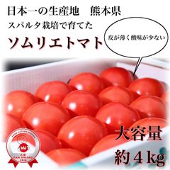 受賞歴３回！ソムリエトマト4kg〜5kg（18玉～32玉）