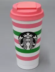 【中古】マグカップ･湯のみ ステンレスタンブラー kate spade Stripes 473ml 「スターバックスコーヒー×ケイト・スペード ニューヨーク」