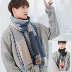 大判ストール メンズ 大きいサイズ ストール 秋冬 大判ストール マフラー チェック柄 ショール ひざ掛け レディース ユニセックスプレゼント クリスマス 上品 エレガント 通勤 外出 jinshang01