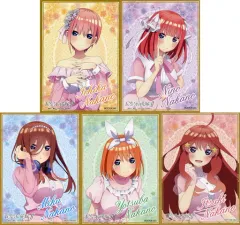 【中古】紙製品 全5種セット オリジナルミニ色紙 「五等分の花嫁∬×ローソン」 対象商品購入特典