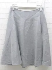 ◇ ROPE ロペ膝丈フレア スカート サイズ38 グレー レディース 【中古】 【1002800972388】