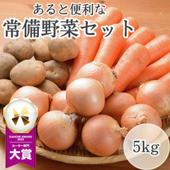常備野菜セット 5kg ( じゃがいも 2kg 玉ねぎ 2kg にんじん 1kg)  根菜 カレー 玉葱 たまねぎ 人参 ニンジン 北海道