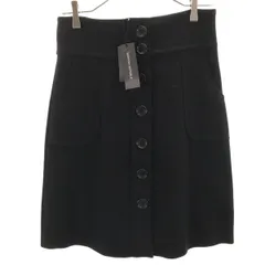 未使用 Banana Republic バナナリパブリック ミディ丈 タイトスカート 2 ブラック レディース 古着