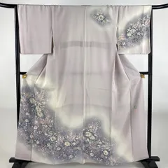 辻ヶ花訪問着　翠山工房落款　やまと製 桐屋翠山工房謹製 辻ヶ花付下げ丈152.5cm裄丈