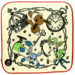 【中古】タオル・手ぬぐい(キャラクター) イーブイ＆グレイシア＆リーフィア デザインハンドタオル 「一番くじ Pokemon Eievui＆Antique」 F賞