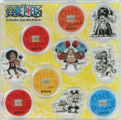 【中古】アクリルスタンド・アクリルパネル スクラッチメン・アプー＆ディアマンテ＆フランキー＆ブルック(子供)＆モンキー・D・ガープ 「ワンピース アクリルmini☆miniフィギュア 第3弾」