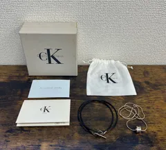 【SALE】【セット売り】Calvin Klein カルバンクライン ネックレス レザーブレスレット