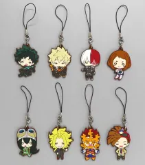 【中古】雑貨 全8種セット 「僕のヒーローアカデミア THE MOVIE ワールド ヒーローズ ミッション にとたん ラバーマスコット」