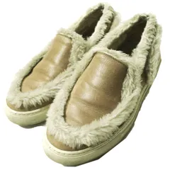 MM6 エムエムシックス イタリア製 ボアレザースリッポン 35(22-22.5cm