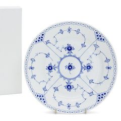 新品 ロイヤルコペンハーゲン 102 ブルーフルーテッド ハーフレース 625 プレート25cm フラット お皿 ギフト 結婚祝い プレゼント 贈り物