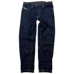 DIESEL ☆ Back In The Saddle 濃紺 デニムパンツ テーパード ジーンズ W30 大人カジュアル ロック アメカジ 人気 古着 ディーゼル■JS1159