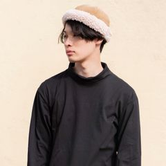 【帽子　キャップ　秋冬】コーデュロイボアフィッシャーマンキャップ   つばなしキャップ　ロールキャップ　WS-50076　男女兼用　ユニセックス　メンズ　レディース　サイズ調整可能
