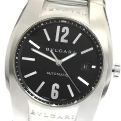 ブルガリ　エルゴン EG30S クォーツ デイト ブラック　極美品 BVLGARI ブルガリ エルゴン クォーツ EG30S ブラック文字盤 中古