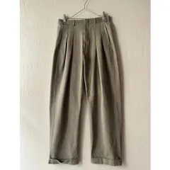 【Original Remake】Polo Ralph Lauren ワイド ツータック パンツ / ヘリンボーン ベージュ チノパン USA ビンテージ 90s P5-04030-1519