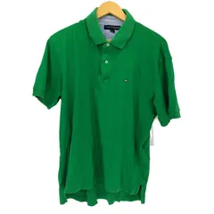 トミーヒルフィガー TOMMY HILFIGER 刺繍ロゴ ポロシャツ メンズ  L