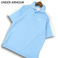 UNDER ARMOUR アンダーアーマー 春夏 ロゴ刺繍★ ストレッチ 半袖 ポロシャツSz.SM メンズ