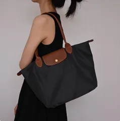 新品 LONGCHAMP ロンシャン ル プリアージュ トートバッグ 黑 レディース - バッグ・新品、未使用