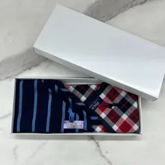 【未使用品】 POLO RalphLauren ポロ ラルフローレン ハンカチ 2枚セット コットン100％