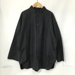 Porter Classic ブラック サイズ2 モールスキン　シャツジャケット ポータークラシックのコットンモールスキン シャツジャケット