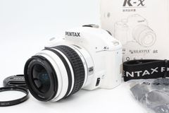 ＜＜UVフィルター付き！！＞＞【良品】PENTAX ペンタックス デジタル一眼レフカメラ K-x レンズキット ホワイト #LE2024937
