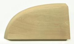 木コテ No.4 茶碗用 長さ120mm 厚み約9ｍｍ 仕上げ用 陶芸 こて 木製 木ごて