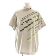 マスターバニー MASTER BUNNY EDITION 24SS プリントモックネックTシャツ カットソー 半袖 ゴルフウェア 0 グレー /AT ■OSのサムネイル