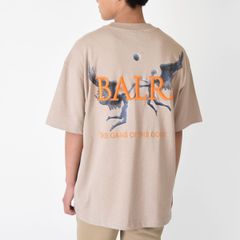 BALR. GAME OF THE GODS BOX FIT T-SHIR B1112.1240 Warm Taupe ブラウン ロゴ 半袖 当店管理番号：2024101000033